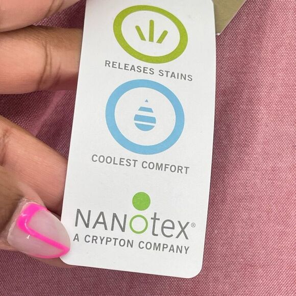 The Foundry Men’s 3XLT Garnet Rose Stretch Cotton Button Shirt Short Sleeve NWT - Picture 7 of 11